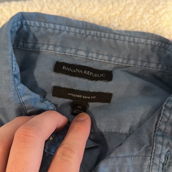 Banana Republic button down size medium men’s - Picture 7 of 8